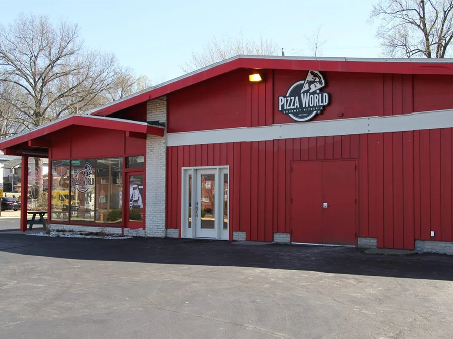 Pizza World — Shrewsbury storefront