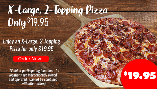 X-Large 2 topping pizza final